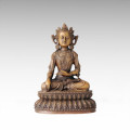 Buddha Statue Aksobhya Bronze Sculpture Tpfx-055